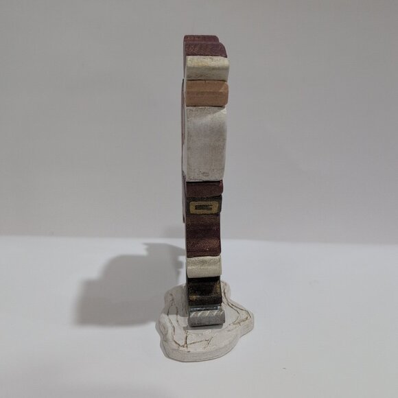 Wood Santa Scroll Saw Decoration Santa Skating Christmas - Picture 2 of 4